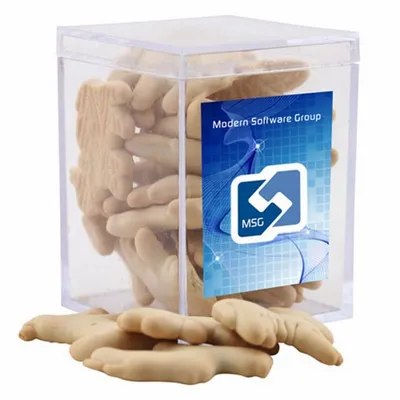 Acrylic Box with Animal Crackers - Small - Custom Coasters Now