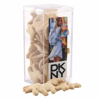 Acrylic Box with Animal Crackers - Medium - Custom Coasters Now