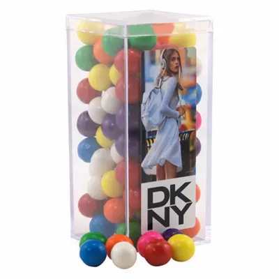 Acrylic Box with Gumballs - Medium - Custom Coasters Now