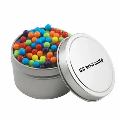 Round Tin with Mini Jawbreakers - SBF3100 - Custom Coasters Now