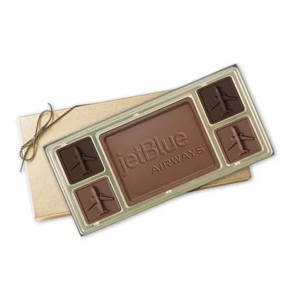 Custom Chocolate Squares Gift Box (6 1/2oz.) - Custom Coasters Now