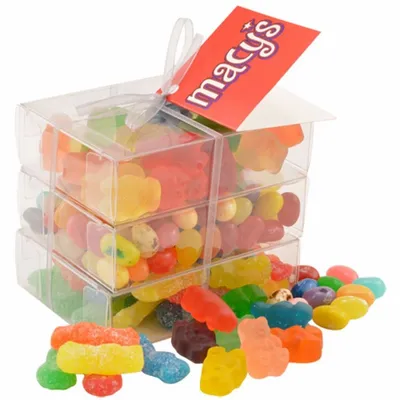 3 Way Gummy Stack Acetate Tower - Custom Coasters Now