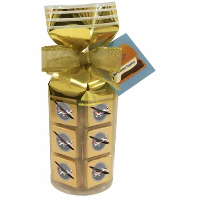Thirty Six Piece Chocolate Foiled Square Gift Bag - Custom Coasters Now