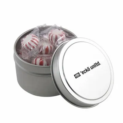 Round Tin with Starlight Peppermints - SBF3100 - Custom Coasters Now