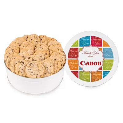 Fresh Beginnings Chocolate Chip Cookie Tin (Large) - Custom Coasters Now