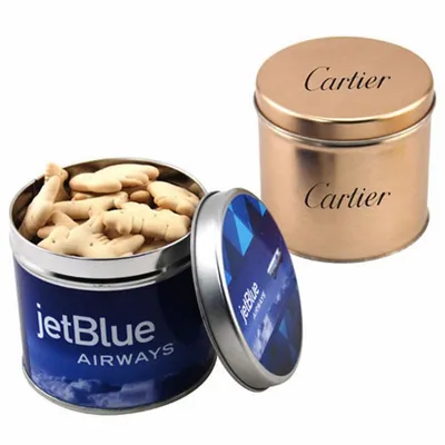 Round Tin with Animal Crackers - SBF4100 - Custom Coasters Now