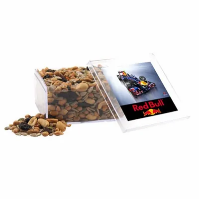 Acrylic Box with Trail Mix - Large - Custom Coasters Now