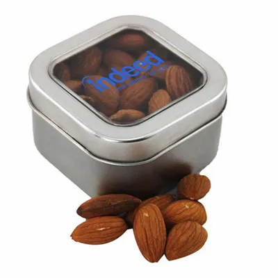 Window Tin with Almonds - SBF2500 - Custom Coasters Now