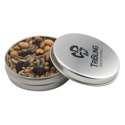 Round Tin with Trail Mix - SBF2900 - Custom Coasters Now