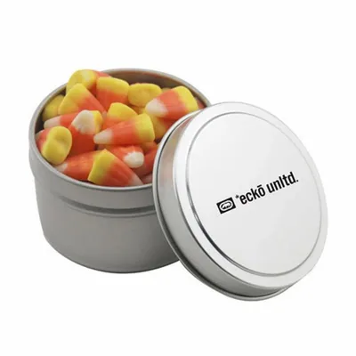 Round Tin with Candy Corn - SBF3100 - Custom Coasters Now