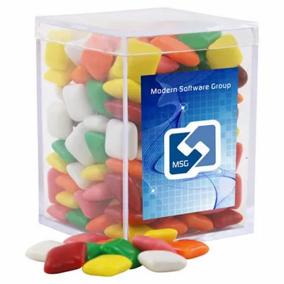 Acrylic Box with Mini Chicklets - Small - Custom Coasters Now