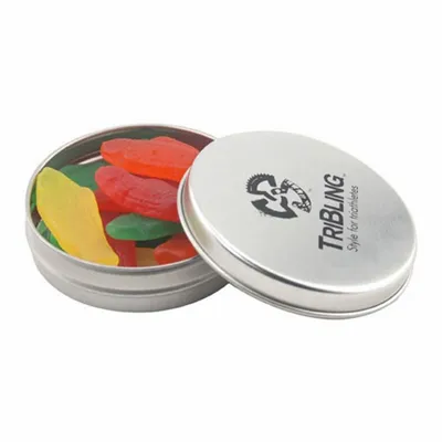Round Tin with Swedish Fish - SBF2900 - Custom Coasters Now