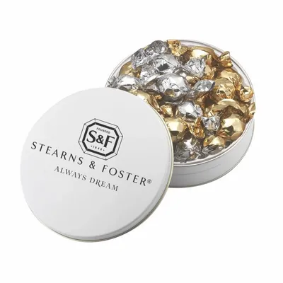 Glad Tidings Tins - Twist Wrapped Truffles - Custom Coasters Now