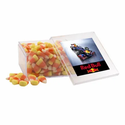 Acrylic Box with Candy Corn - Large - Custom Coasters Now