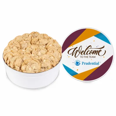 Fresh Beginnings Macadamia Nut Cookie Tin (Large) - Custom Coasters Now