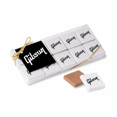 Twenty Piece Chocolate Foiled Square Box - Custom Coasters Now
