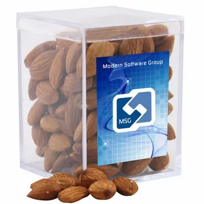 Acrylic Box with Almonds - Small - Custom Coasters Now
