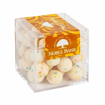 Sweet Boxes with Birthday Cake Bites - Custom Coasters Now