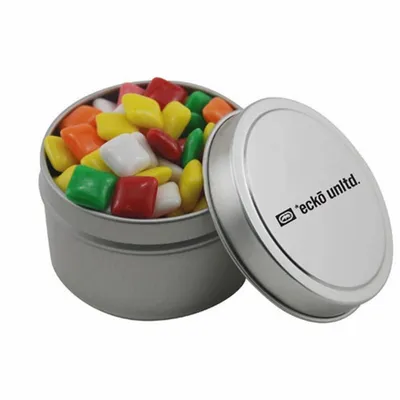 Round Tin with Mini Chicklets - SBF3100 - Custom Coasters Now