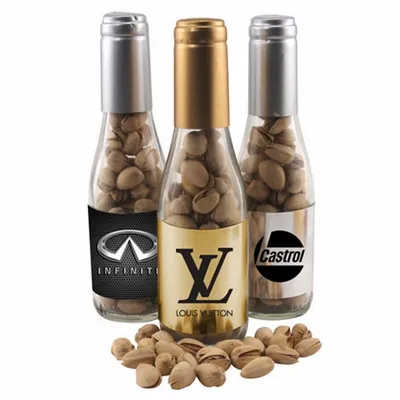 Champagne Bottle w/ Pistachios 8" - Custom Coasters Now