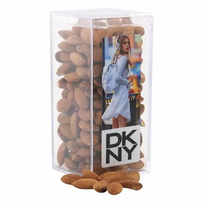 Acrylic Box with Almonds - Medium - Custom Coasters Now