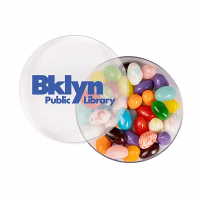 Small Round Acrylic with Gourmet Jelly Beans - Custom Coasters Now