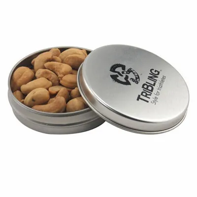 Round Tin with Cashews - SBF2900 - Custom Coasters Now