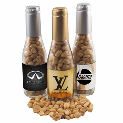 Champagne Bottle with Peanuts 8" - Custom Coasters Now
