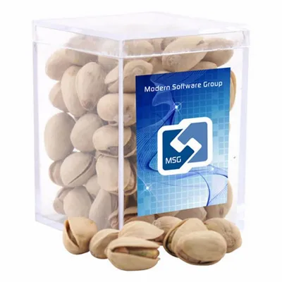 Acrylic Box with Pistachios - Small - Custom Coasters Now