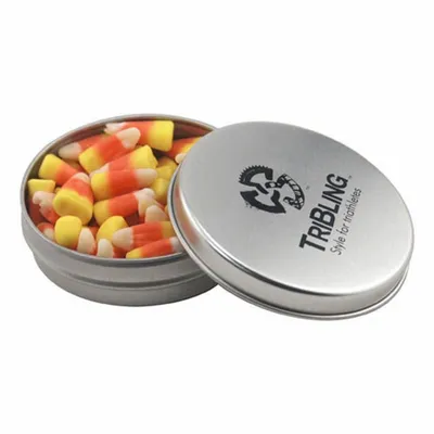 Round Tin with Candy Corn - SBF2900 - Custom Coasters Now