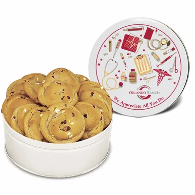 Fresh Beginnings Double Chip Cookie Tin - Custom Coasters Now