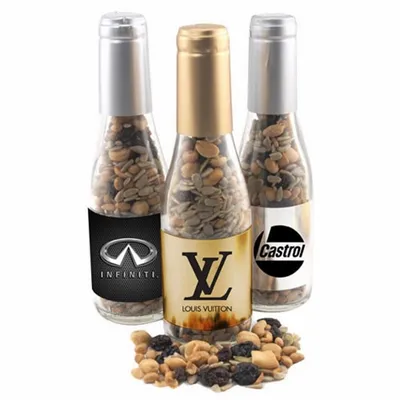 Champagne Bottle with Trail Mix 8" - Custom Coasters Now