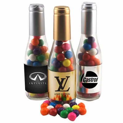 Champagne Bottle with Gumballs 8" - Custom Coasters Now