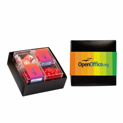4 Piece Sweet Box Gift Set - Candy by Color Mix - Custom Coasters Now