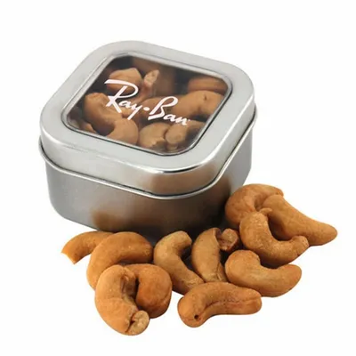 Window Tin with Cashews - SBF2500 - Custom Coasters Now