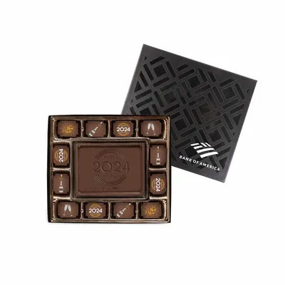 Here's to the New Year Chocolate Delight Gift Box - Custom Coasters Now