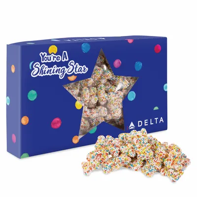 You're a Star Die Cut Box with Gummy Crispy Crunch Bears - Custom Coasters Now