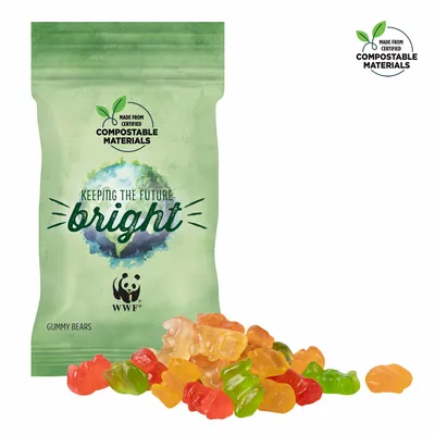 1oz ECO-Digibag, Compostable & Full Color, Gummy Bears - Custom Coasters Now
