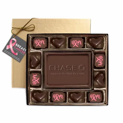 Hope, Love, Cure Chocolate Box - Custom Coasters Now