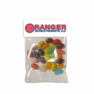 Small Header Bags - Gourmet Jelly Beans - Custom Coasters Now