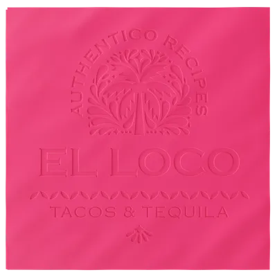 Custom Debossed Dinner Napkin - Custom Coasters Now