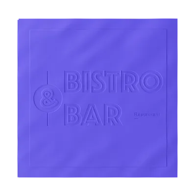 Custom Debossed Beverage Napkin - Custom Coasters Now