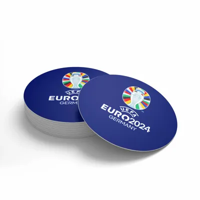 Blue UEFA Euro 2024 Coaster