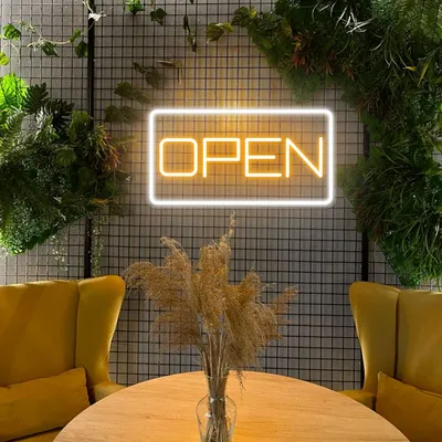 Inviting Open Neon Sign