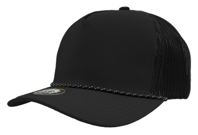 Black-Twisted Black White rope - Custom Coasters Now