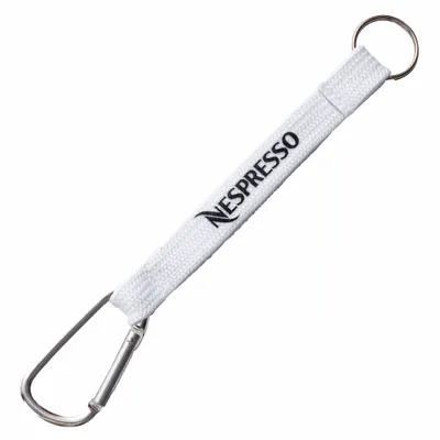 Tubular Carabiner Keychain Lanyard