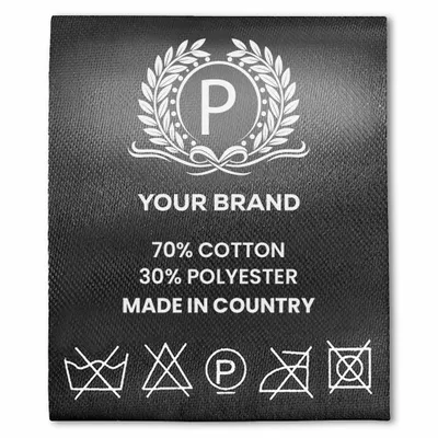 Printed Care Labels - Custom Coasters Now