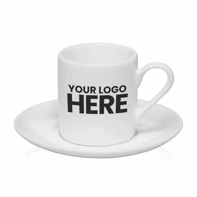 3 oz. set Espresso Cups with Saucers