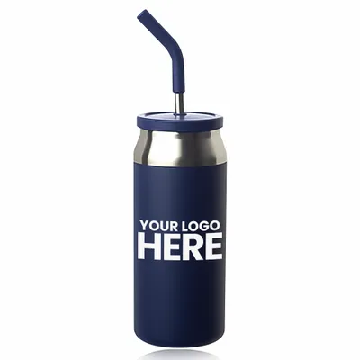 22 oz Sydney Can Shaped Tumbler with Silicone Lid and Straw