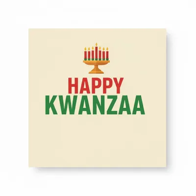 Kwanzaa Napkins - Custom Coasters Now